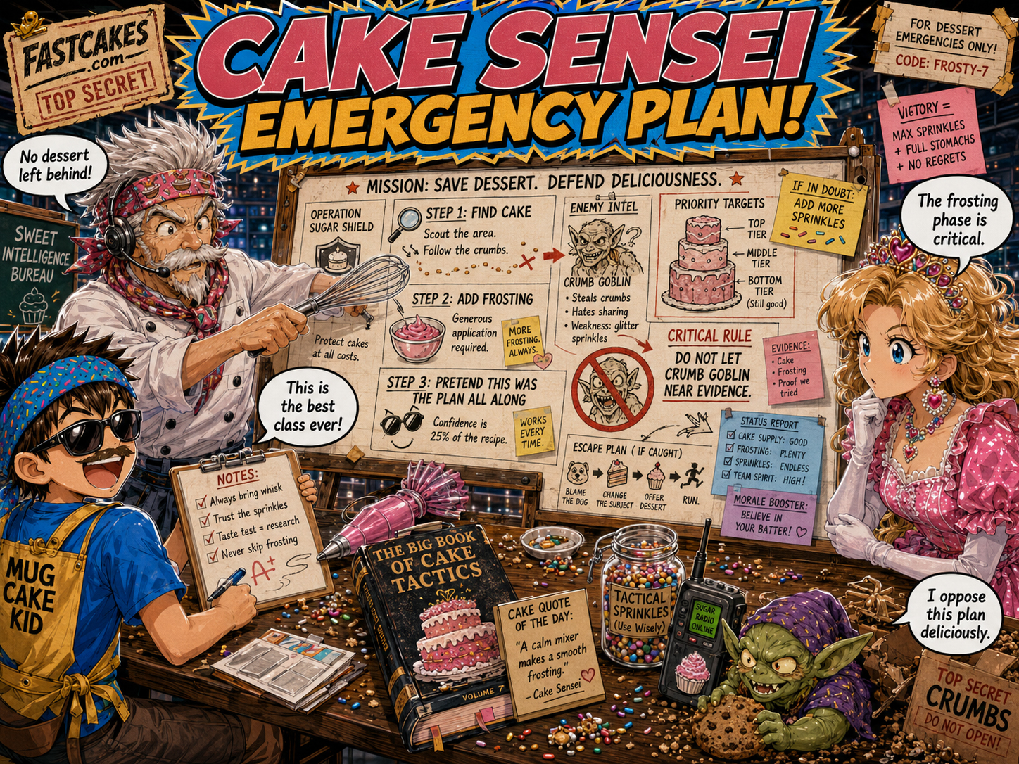 Cake Sensei planning responsible website navigation