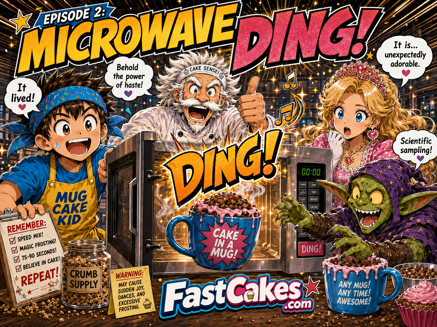 Microwave ding moment from Episode 2