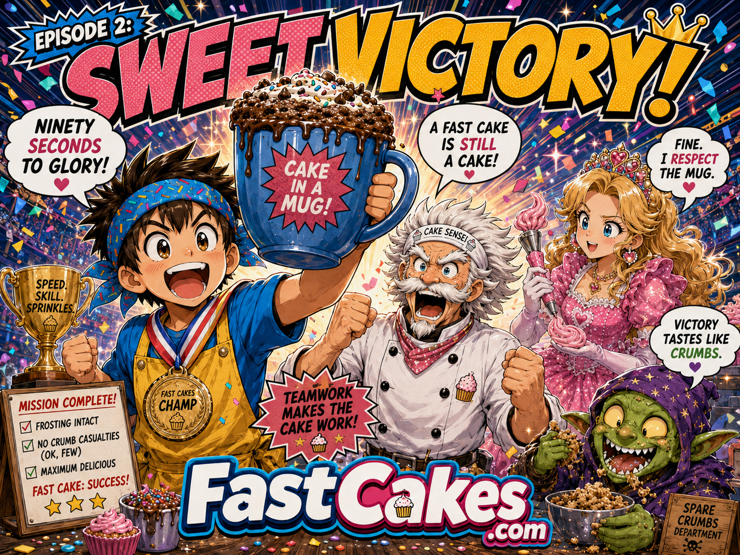 Sweet victory ending from Episode 2