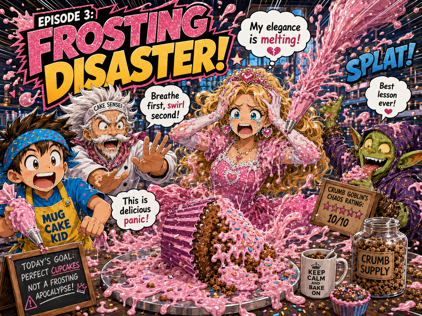 Frosting disaster from Episode 3