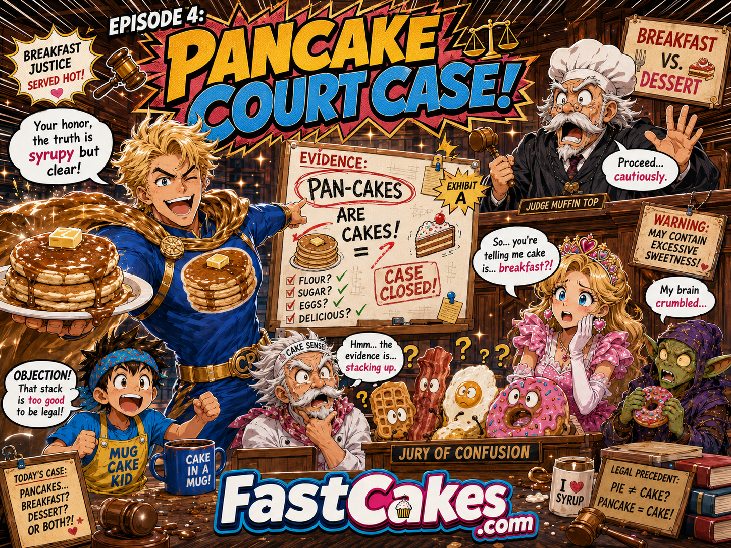 Episode 4 cover: The Pancake Court Case