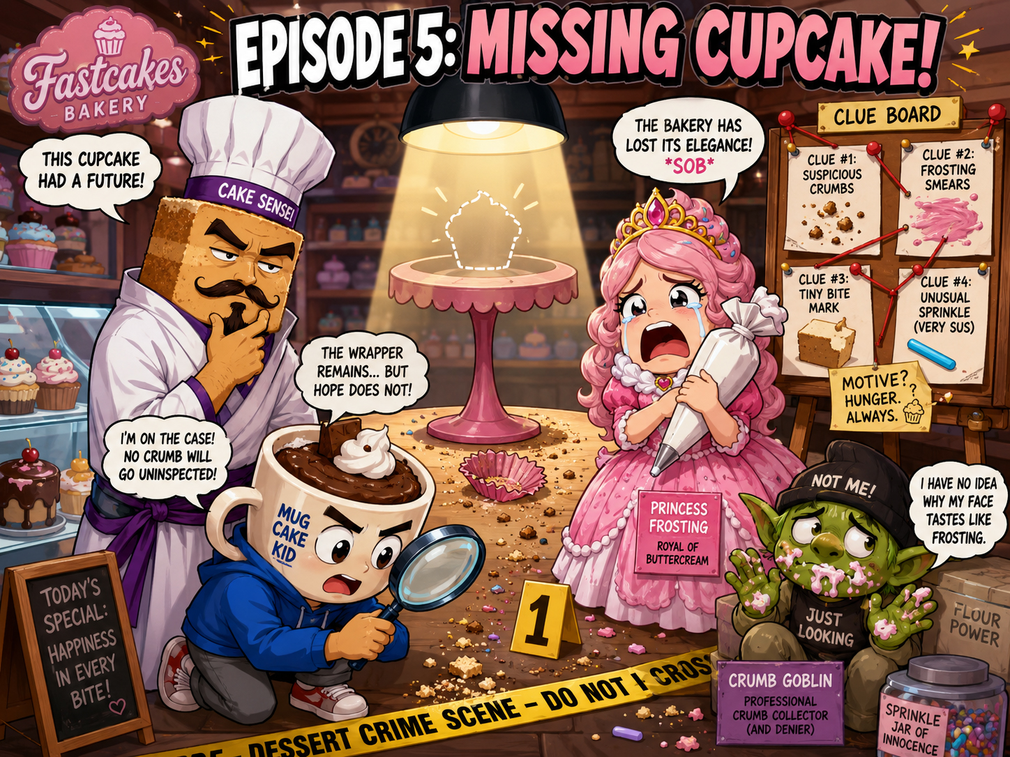 Missing cupcake mystery from Episode 5
