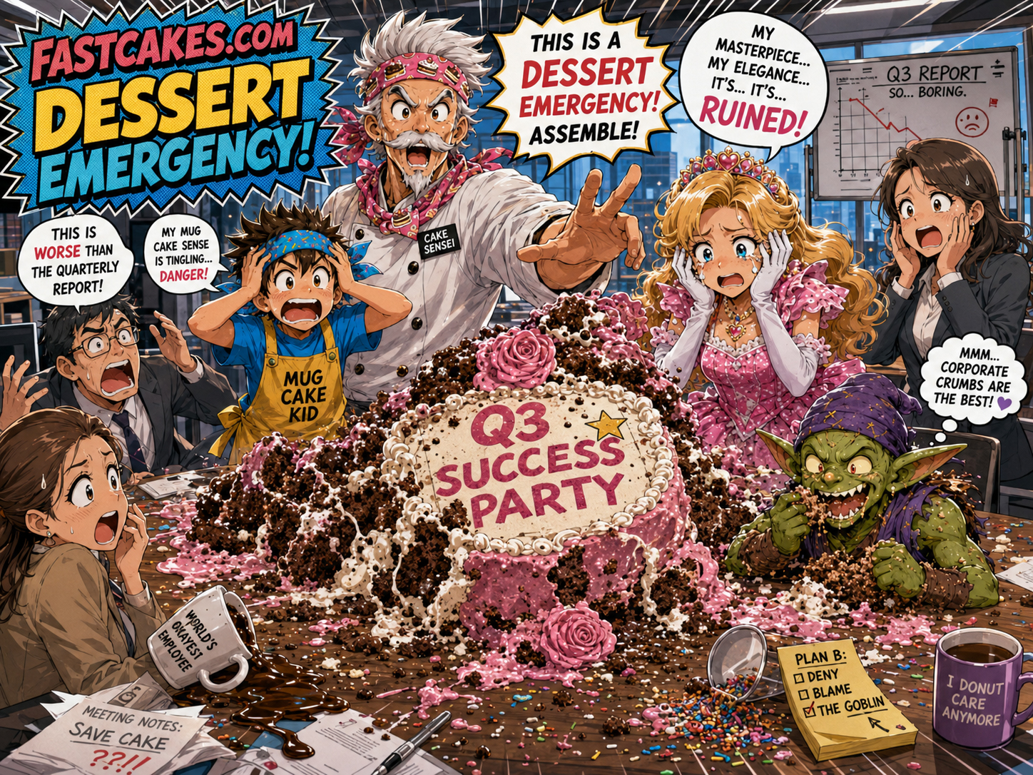 Office cake disaster