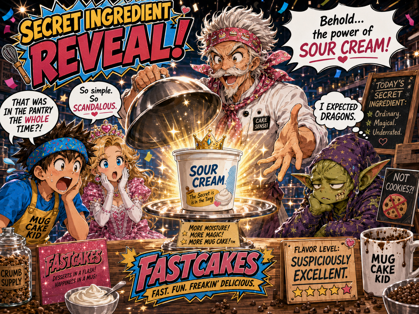 Secret ingredient reveal representing ingredient caution and food safety